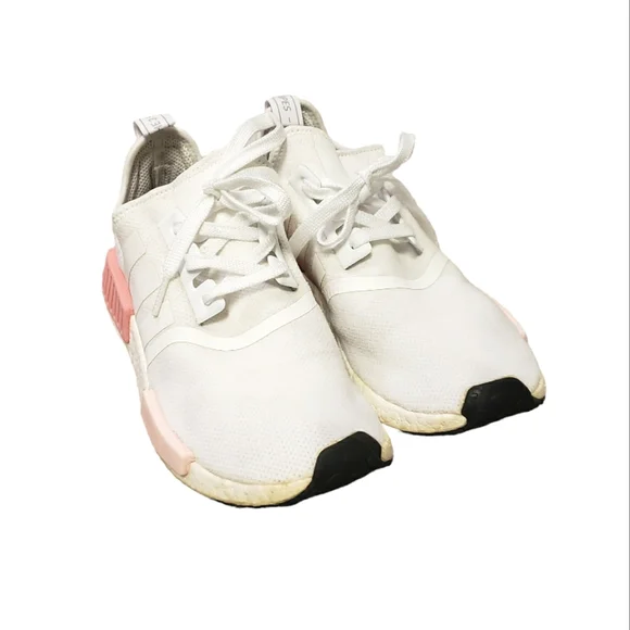adidas | Shoes | Adidas Nmd R White And Rose Sneakers | Poshmark